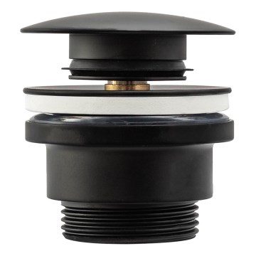 REA-A5216 - Korek umywalkowy CLICK-CLACK śr. 6,4 cm czarny