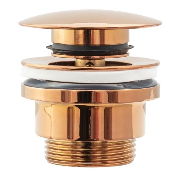 REA-A533A - Odpływ umywalkowy CLICK-CLACK śr. 6,4 cm różowe złoto