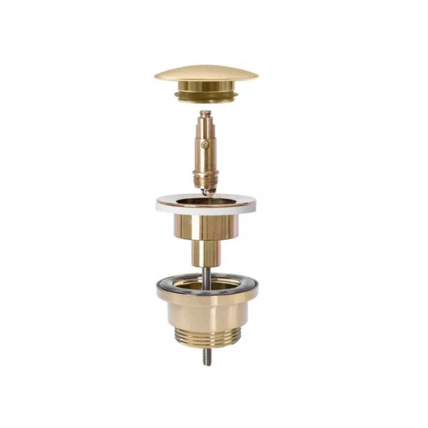 REA-A8110 - Odpływ umywalkowy CLICK-CLACK śr. 6,4 cm złoty