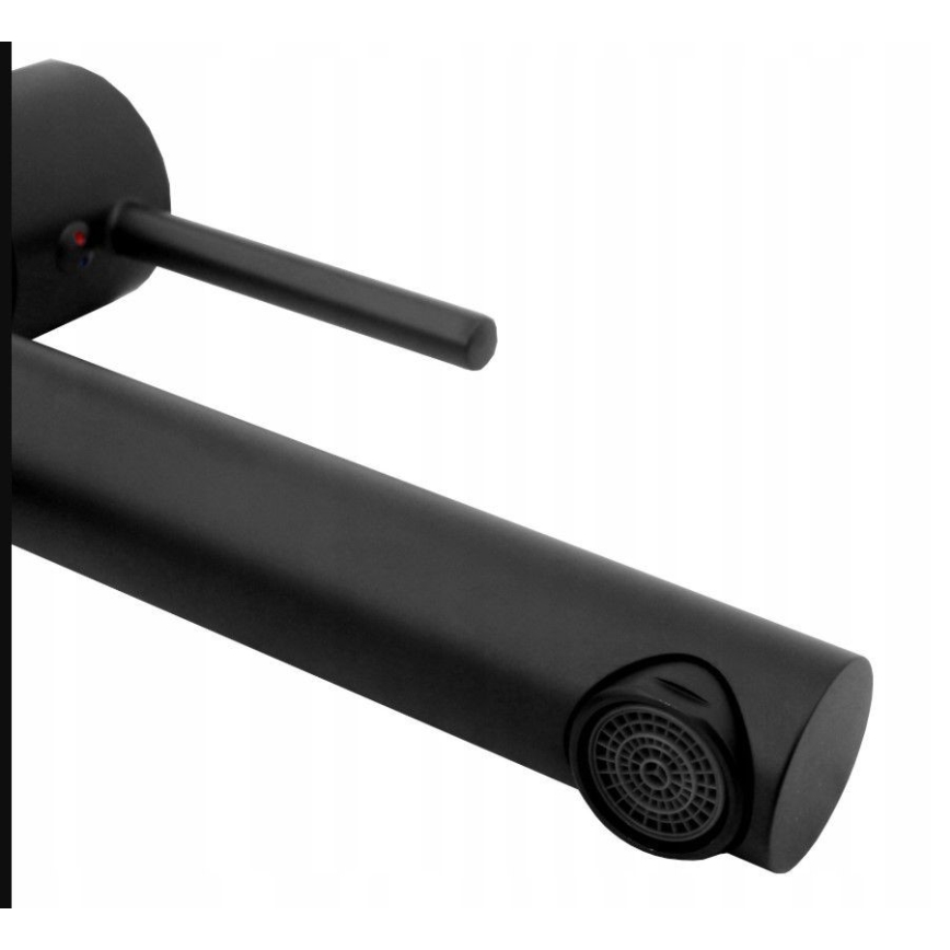 REA-B0229 - Bateria umywalkowa TESS 31,5 cm czarna