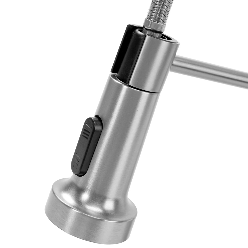 REA-B0417 - Bateria zlewozmywakowa z wysuwaną wylewką natryskową COLIN 42,5 cm nikiel