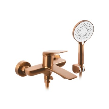 REA-B0492 - Zestaw wannowy AVALON w szczotkowanej miedzi