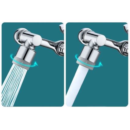 REA-B0660 - Obrotowa nasadka do baterii umywalkowej, chrom błyszczący