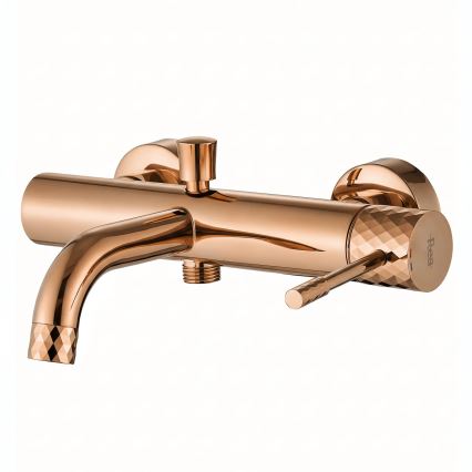 REA-B0980 - Zestaw wannowy LUNGO DIAMOND miedziany