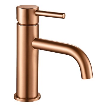 REA-B1112 - Bateria umywalkowa LUNGO 16,5 cm szczotkowana miedź