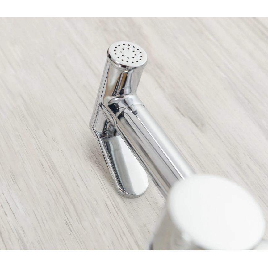 REA-B4106 - Bateria bidetowa z prysznicową słuchawką do montażu podtynkowego LUNGO błyszczący chrom