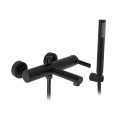 REA-B4523 - Zestaw wannowy PIXEL czarny mat