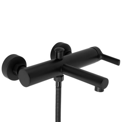 REA-B4523 - Zestaw wannowy PIXEL czarny mat
