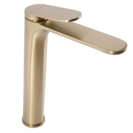 REA-B4895 - Bateria umywalkowa MARCO 27,5 cm szczotkowane złoto