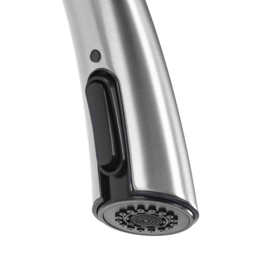 REA-B5314 - Bateria zlewozmywakowa z wyciąganą słuchawką ROSS 43 cm nikiel