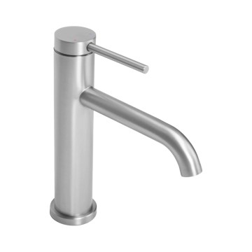 REA-B5324 - Bateria umywalkowa CLIF 20,5 cm, stal szczotkowana