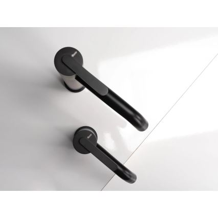 REA-B5508 - Bateria umywalkowa ONTARIO 30 cm czarna