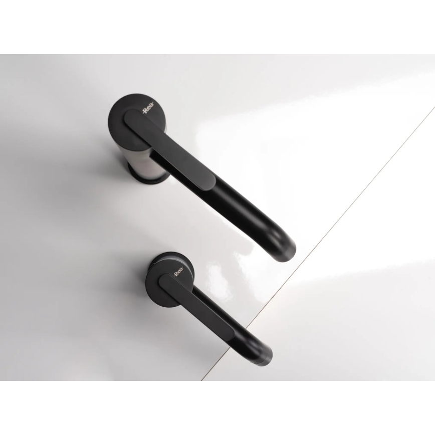 REA-B5508 - Bateria umywalkowa ONTARIO 30 cm czarna