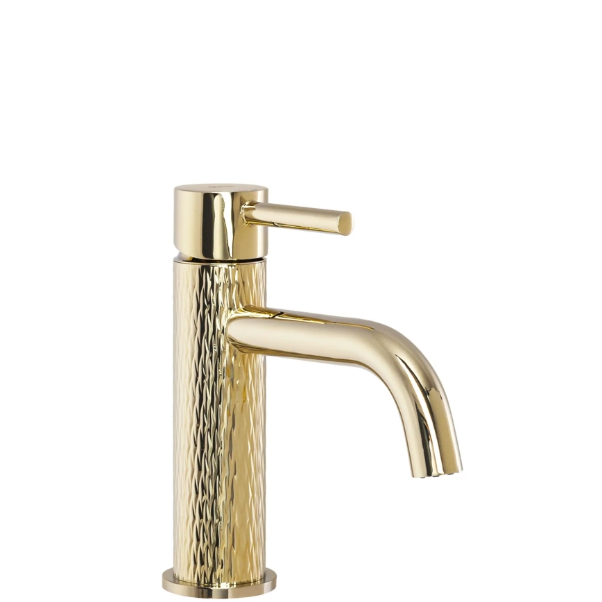 REA-B6322 - Bateria umywalkowa LUNGO ART 16,5 cm złota
