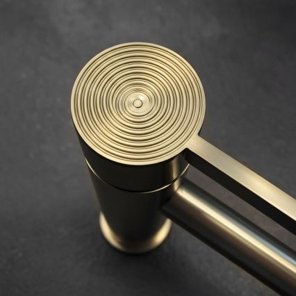 REA-B6444 - Bateria umywalkowa FOSTER 18,2 cm złota