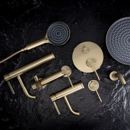 REA-B6444 - Bateria umywalkowa FOSTER 18,2 cm złota