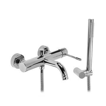 REA-B6447 - Zestaw wannowy LUNGO DIAMOND chrom błyszczący