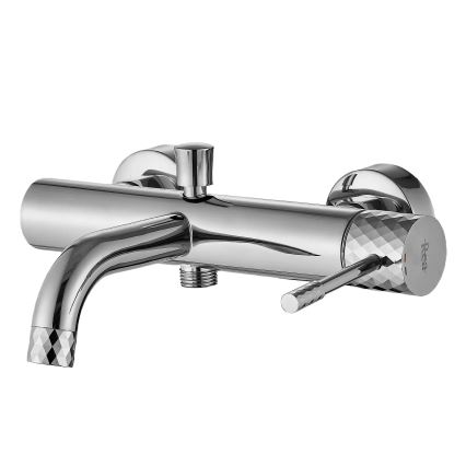 REA-B6447 - Zestaw wannowy LUNGO DIAMOND chrom błyszczący
