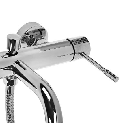 REA-B6447 - Zestaw wannowy LUNGO DIAMOND chrom błyszczący