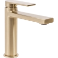 REA-B6555 - Bateria umywalkowa VERSO 16,5 cm szczotkowane złoto