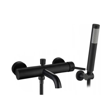 REA-B6634 - Zestaw wannowy LUNGO w matowej czerni