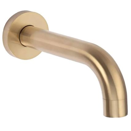 REA-B7503 - Zestaw wannowy LUNGO z baterią podtynkową, szczotkowane złoto