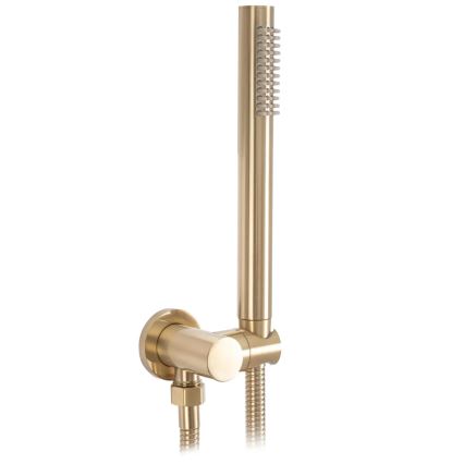 REA-B7503 - Zestaw wannowy LUNGO z baterią podtynkową, szczotkowane złoto