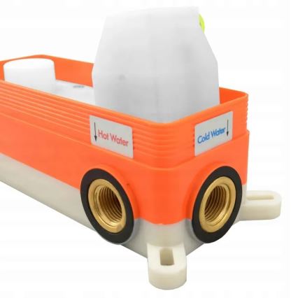 REA-B7503 - Zestaw wannowy LUNGO z baterią podtynkową, szczotkowane złoto