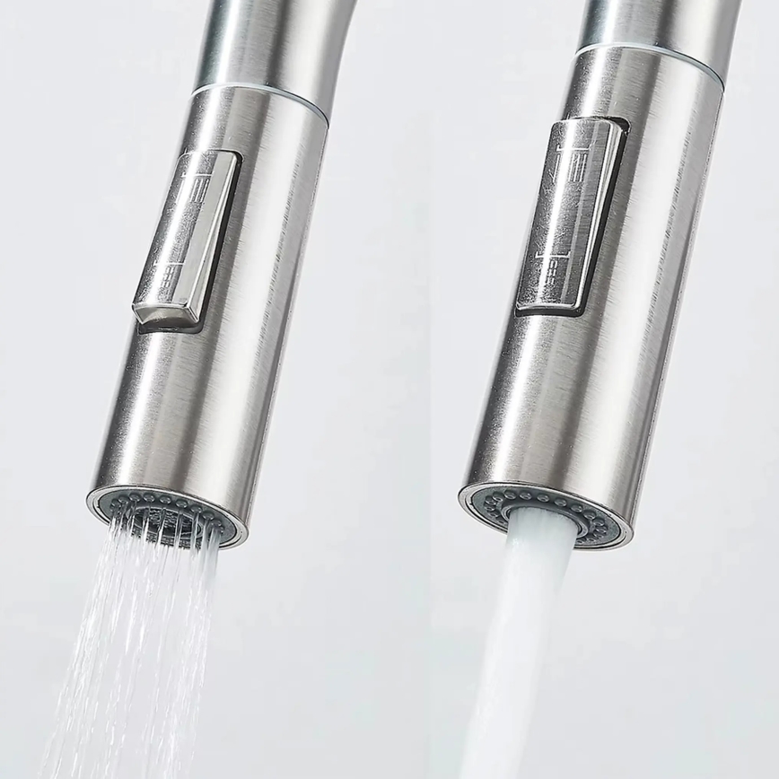 REA-B7563 - Bateria zlewozmywakowa z wyciąganą wylewką i funkcją filtracji ECO FRESH 37,5 cm nikiel