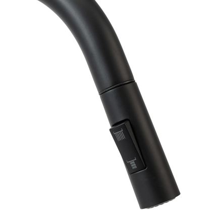 REA-B7564 - Bateria zlewozmywakowa z wyciąganą wylewką i filtrem ECO FRESH, 37,5 cm, matowa czerń