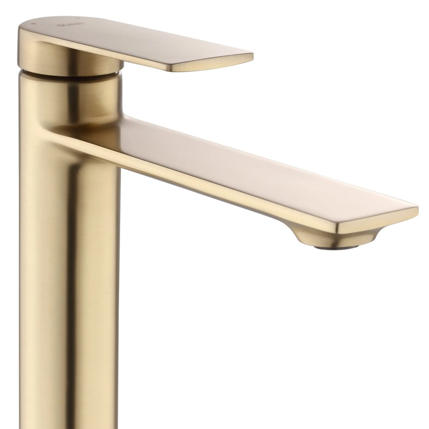 REA-B7962 - Bateria umywalkowa STORM 29,5 cm w kolorze szczotkowanego złota