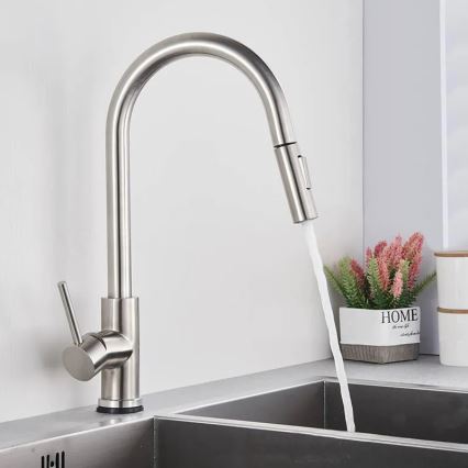 REA-B9146 - Bateria kuchenna z wysuwaną słuchawką FRESH 39,5 cm nikiel