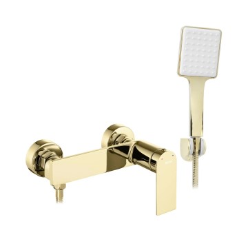 REA-B9984 - Zestaw prysznicowy z baterią STORM, złoty