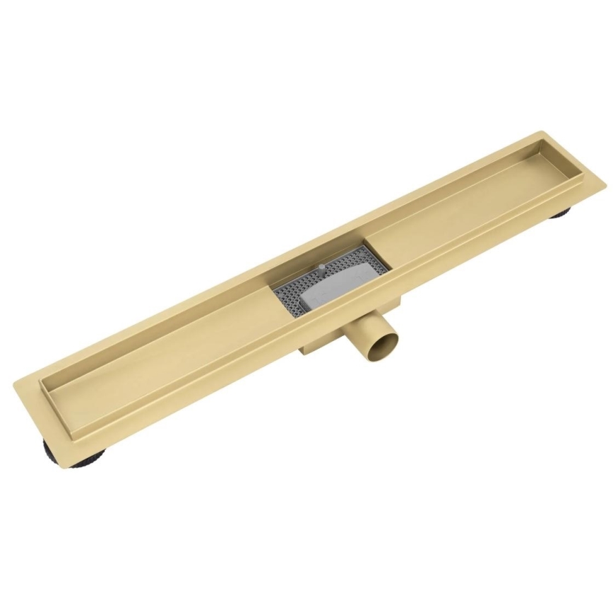 REA-G2562 - Odpływ liniowy NEOX 70 cm stal nierdzewna/złoty