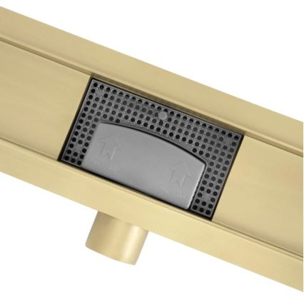 REA-G2562 - Odpływ liniowy NEOX 70 cm stal nierdzewna/złoty
