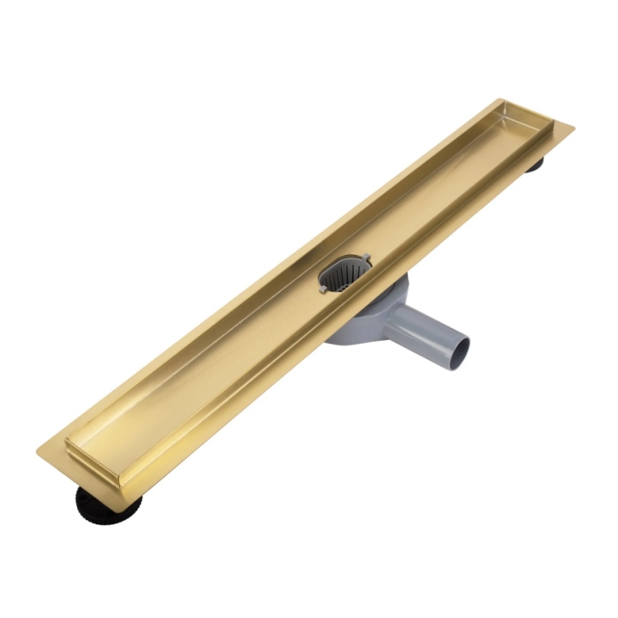 REA-G2702 - Odpływ liniowy NEOX PRO 70 cm, stal nierdzewna/szczotkowane złoto
