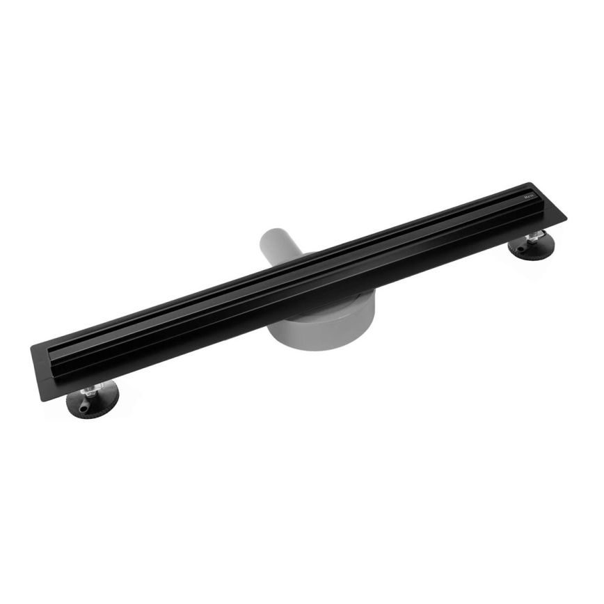 REA-G2710 - Odpływ liniowy NEOX SLIM 70 cm stal nierdzewna/czarny