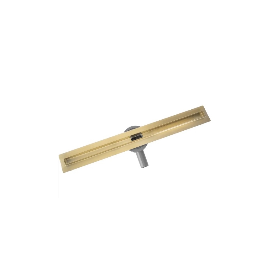 REA-G2714 - Odpływ liniowy NEOX SLIM 70 cm stal nierdzewna/szczotkowane złoto