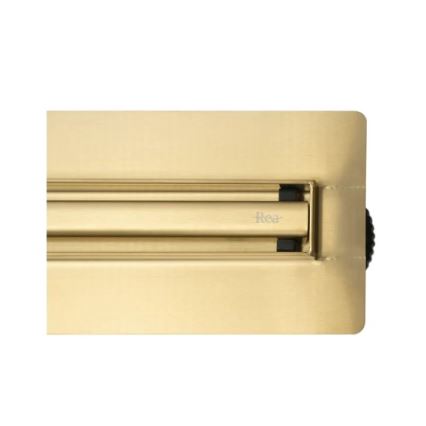 REA-G2714 - Odpływ liniowy NEOX SLIM 70 cm stal nierdzewna/szczotkowane złoto