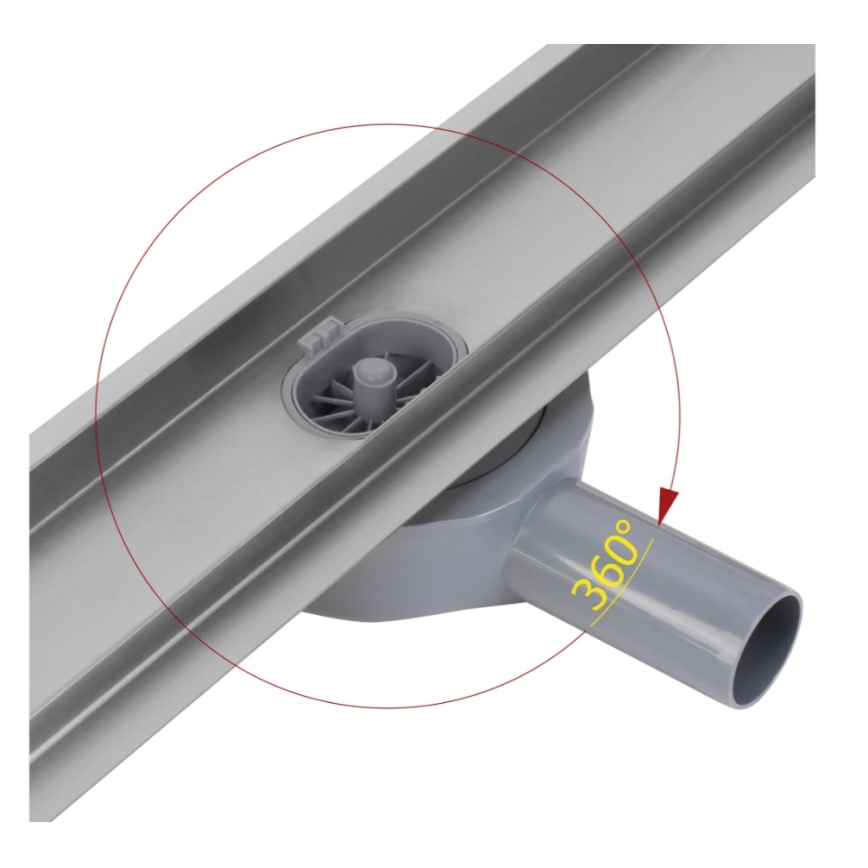 REA-G5807 - Odpływ liniowy NEOX PRO 60 cm stal nierdzewna