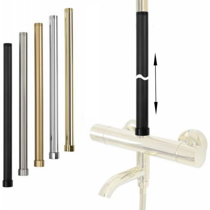 REA-K0891-Przedłużka do zestawu prysznicowo-wannowego 51,5 cm, szczotkowane złoto