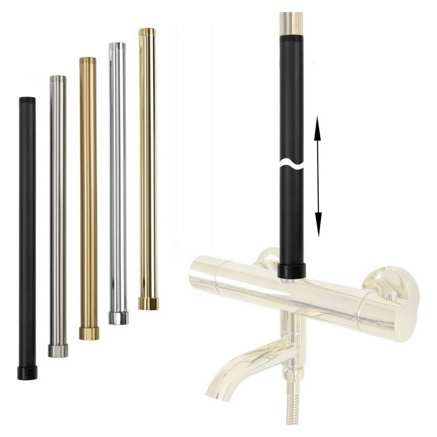 REA-K0891-Przedłużka do zestawu prysznicowo-wannowego 51,5 cm, szczotkowane złoto