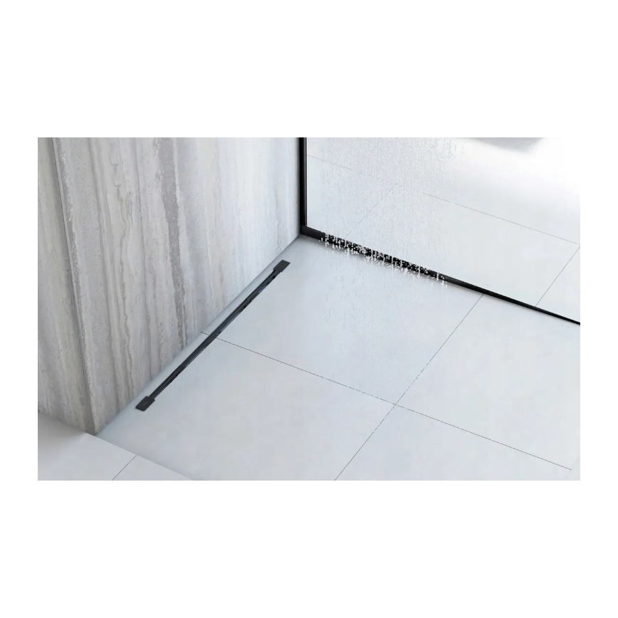 REA-K3218 - Listwa spadkowa 140 cm czarna