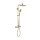 REA-P5004 - Zestaw prysznicowy TOM z baterią termostatyczną, wykończenie szczotkowanego złota