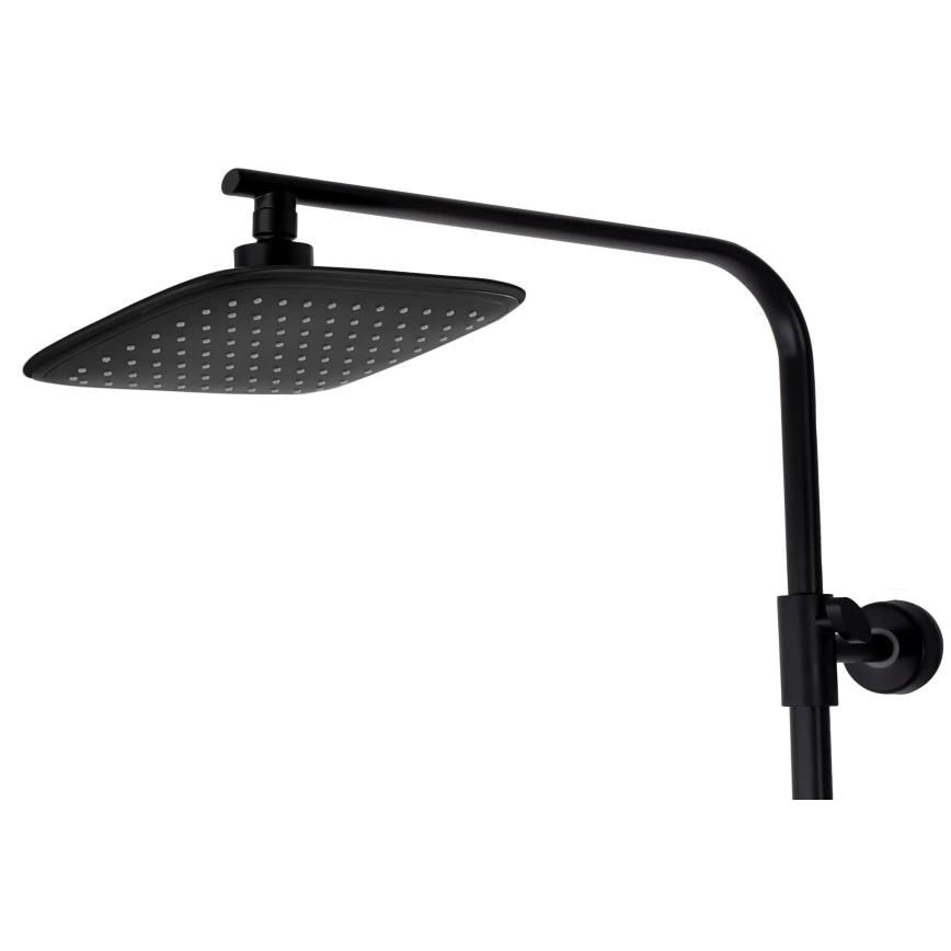 REA-P7101 - Zestaw prysznicowy z baterią termostatyczną TOM, matowa czerń