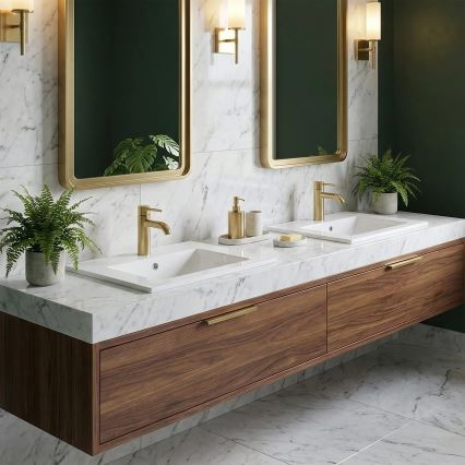 REA-U0190 - Umywalka wpuszczana DAFNE 46,5x72 cm ceramika/biały połysk