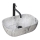 REA-U3800 - Umywalka nablatowa LIVIA 33,5x46,5 cm ceramika/szara/imitacja kamienia