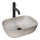 REA-U3802 - Umywalka nablatowa LIVIA 33,5x46,5 cm ceramika/szara/dekor marmuru