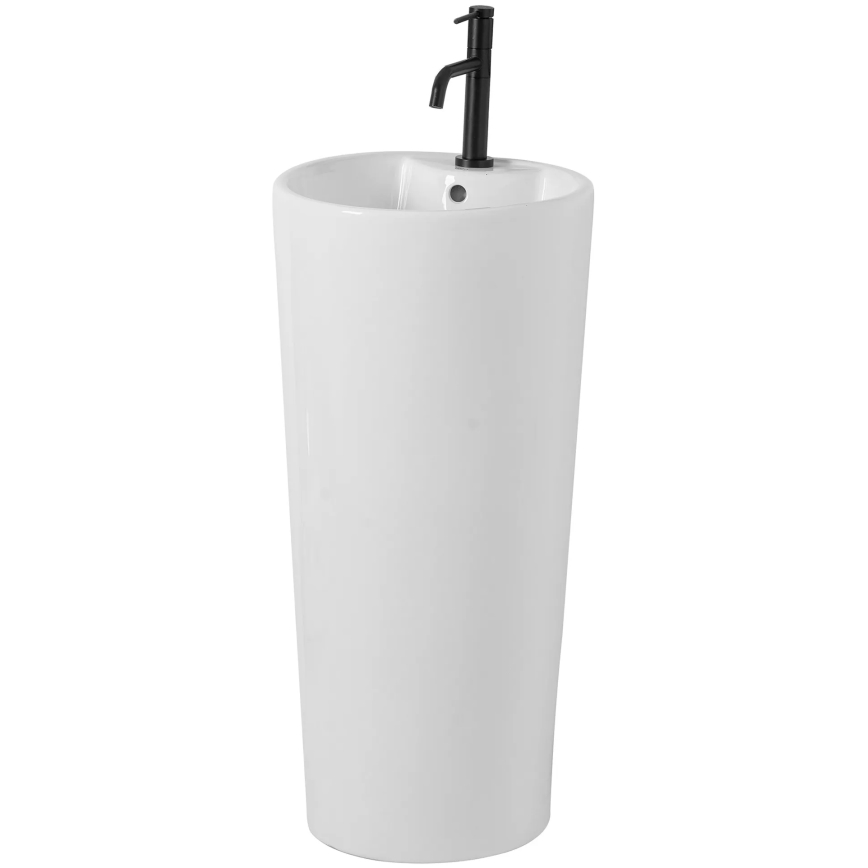 REA-U5635 - Umywalka wolnostojąca BLANKA 85x40 cm ceramika/biały połysk