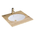 REA-U6330 - Umywalka wpuszczana NEL 39x47,5 cm ceramika/biały połysk